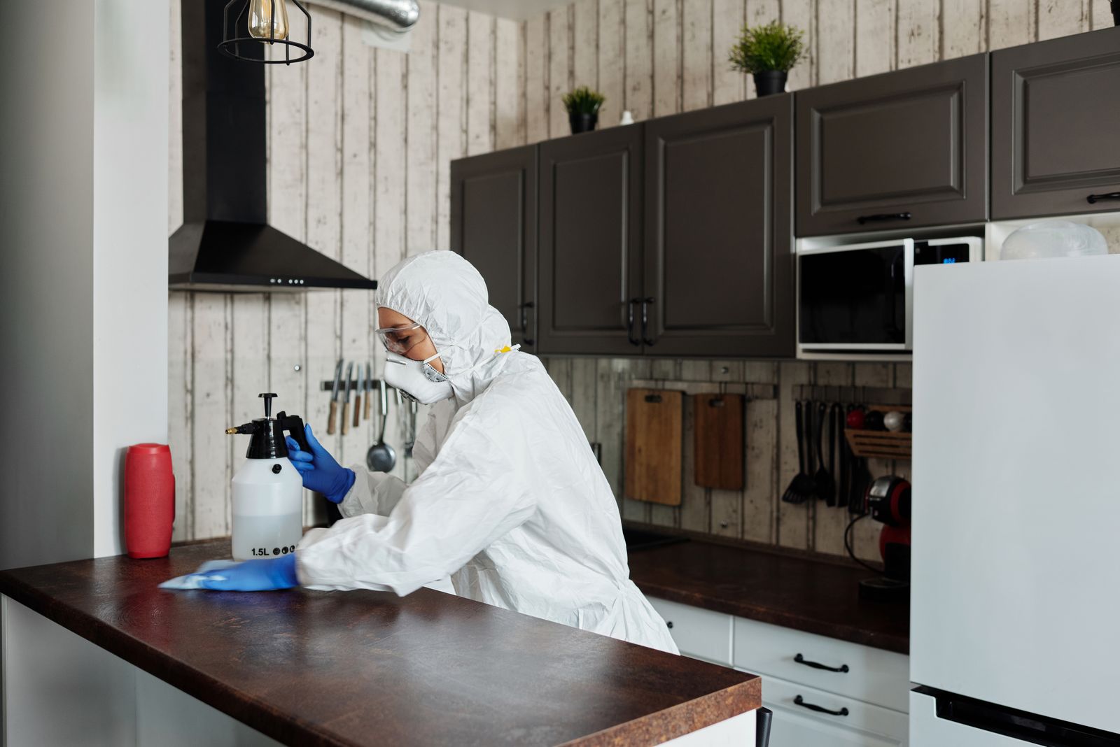Sharps Needle Specialist Cleaning Pexels Cleaner in protective equipment preparing specialist cleaning supplies